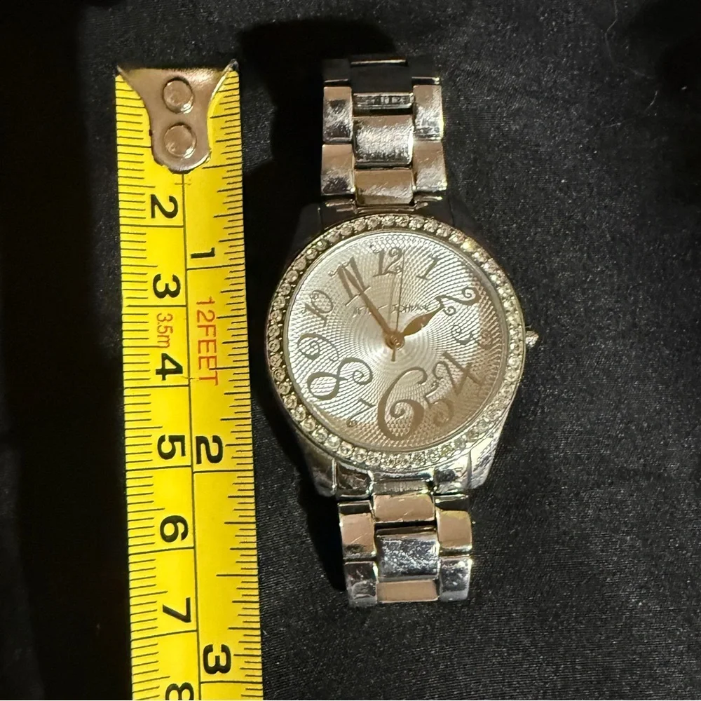Betsey Johnson silver toned